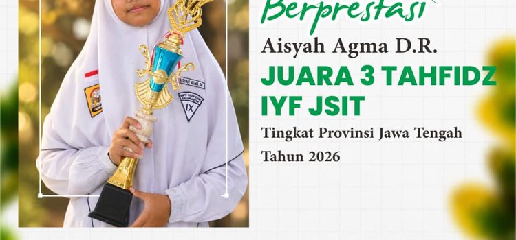 Aisyah Agma, Lolos Lomba Tahfidz Juz 29 Tingkat Nasional